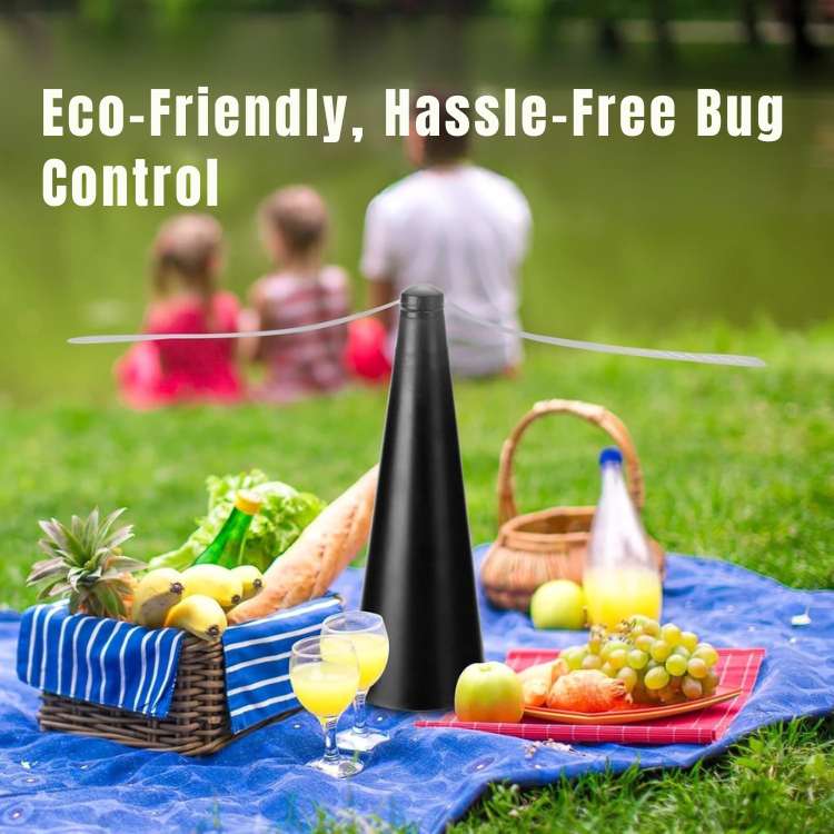 Portable Tabletop Fan for Outdoor Dining - Insect Repellent