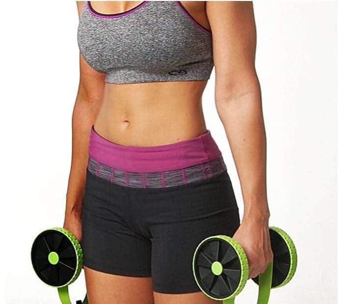 Resistance Band and Roller Abdominal Workout Trainer
