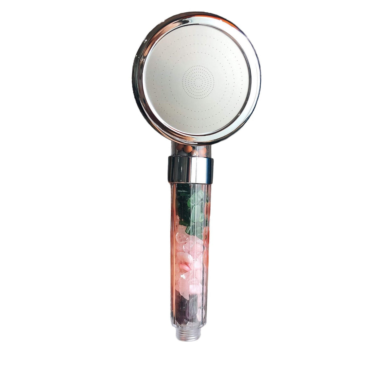 Filtered Shower Head with Mineral Stones for High-Pressure Soft Water