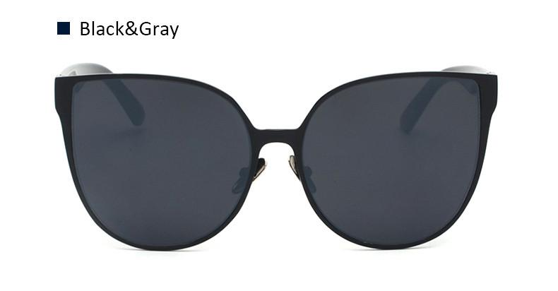 Aviator Style Cat Eye Sunglasses