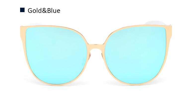 Aviator Style Cat Eye Sunglasses