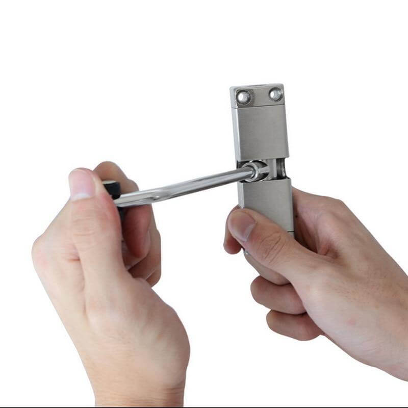 Stainless Steel Door Closer with Adjustable Force – Supports Up to 30 kg