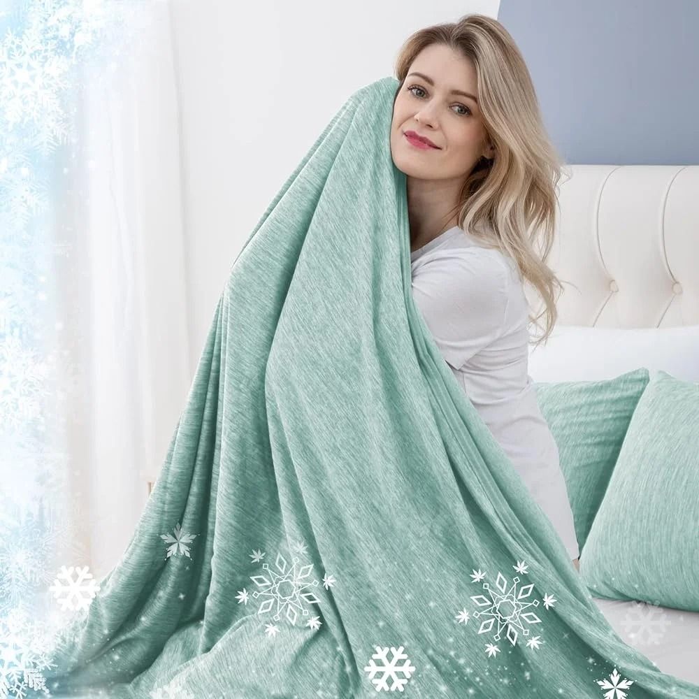 Lightweight Summer Blanket for Layering in Warm Weather
