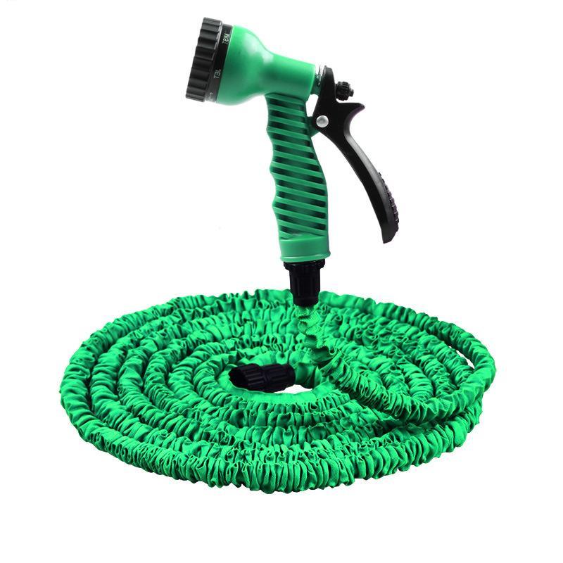 Expandable Garden Hose with Spray Nozzle – Stretches 3 Times