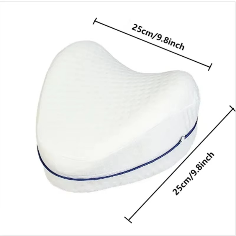 Set of 2 Washable Contour Pillowcases with Zipper in White