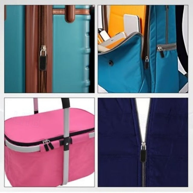 50 Count Removable Rubber Zipper Pulls for Bags, Coats, Luggage, Footwear