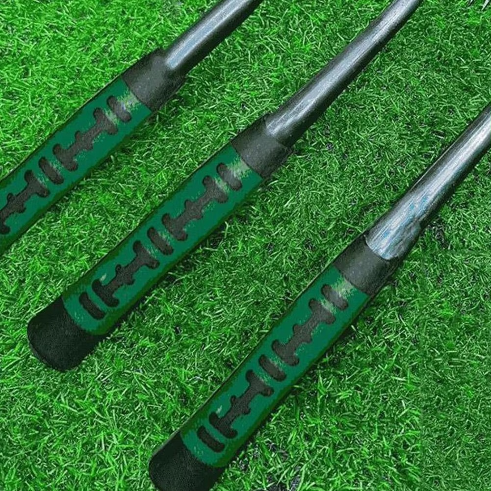 Garden Hoe with Rubber Grip Handle – 8 Tooth Manganese Steel for Weeding and Digging