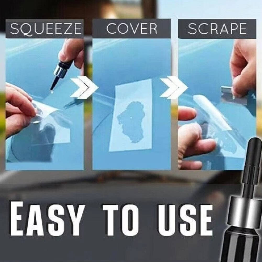 Home Repair Kit for Small Windshield Chip and Crack Fix