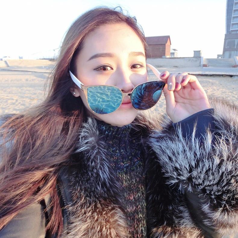 Aviator Style Cat Eye Sunglasses
