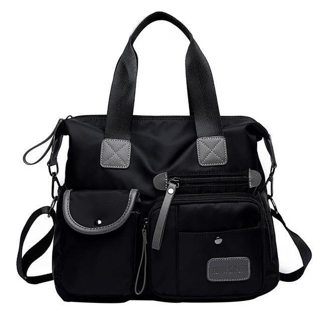 Water-resistant Shoulder Bag for Women Featuring Multiple Compartments