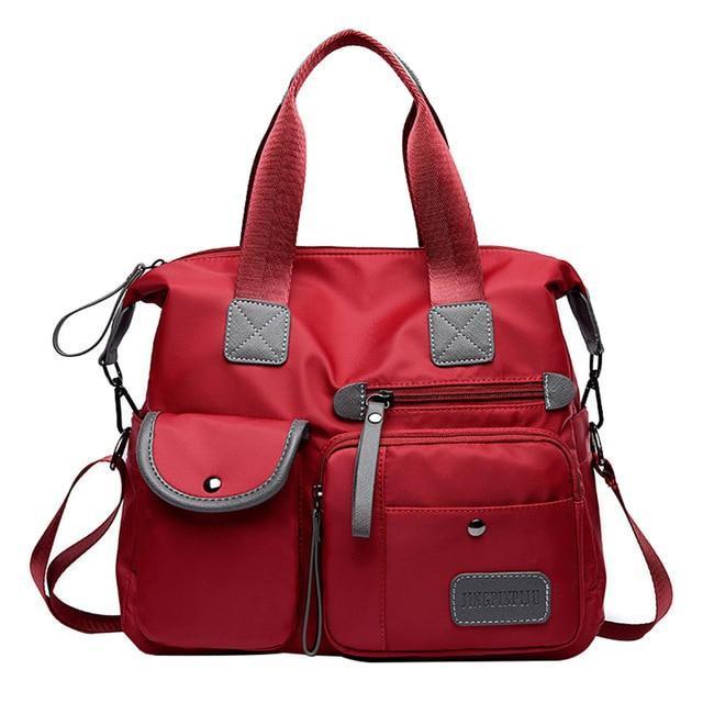 Water-resistant Shoulder Bag for Women Featuring Multiple Compartments