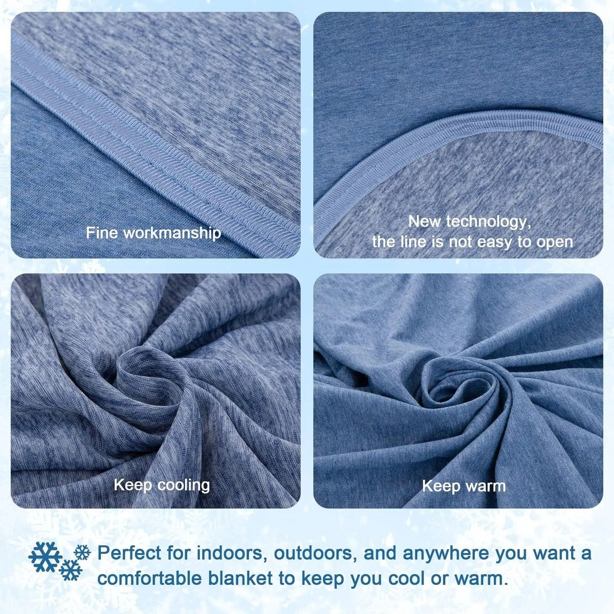 Lightweight Summer Blanket for Layering in Warm Weather