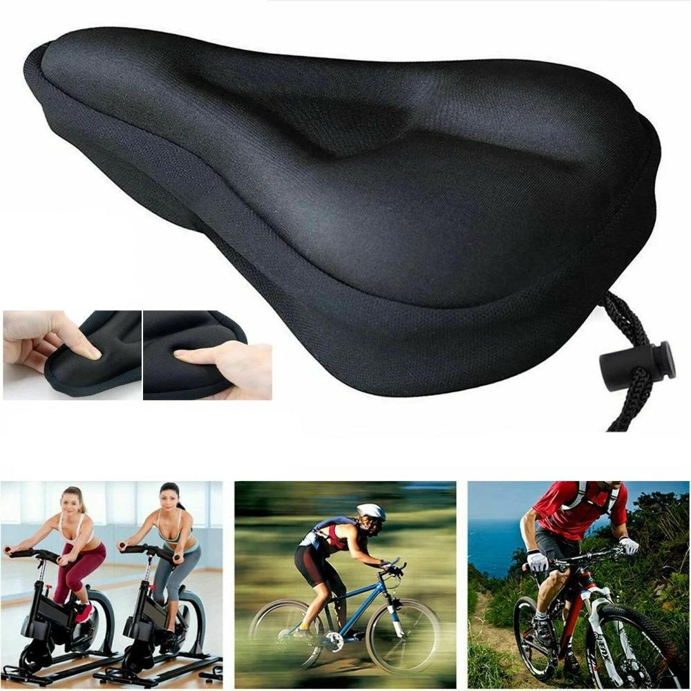 Shock-Absorbing Bicycle Saddle Cover – Breathable Gel Seat Cushion