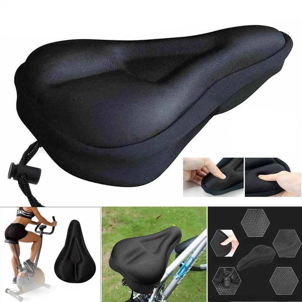 Shock-Absorbing Bicycle Saddle Cover – Breathable Gel Seat Cushion