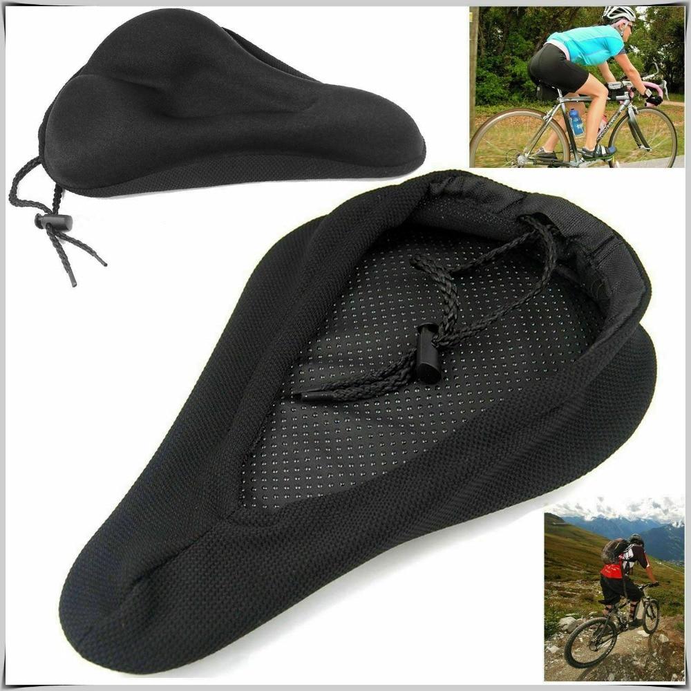 Shock-Absorbing Bicycle Saddle Cover – Breathable Gel Seat Cushion