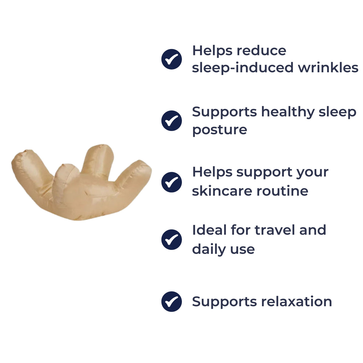 Ergonomic Contour Pillow with Cooling Memory Foam – Supports Every Sleep Position