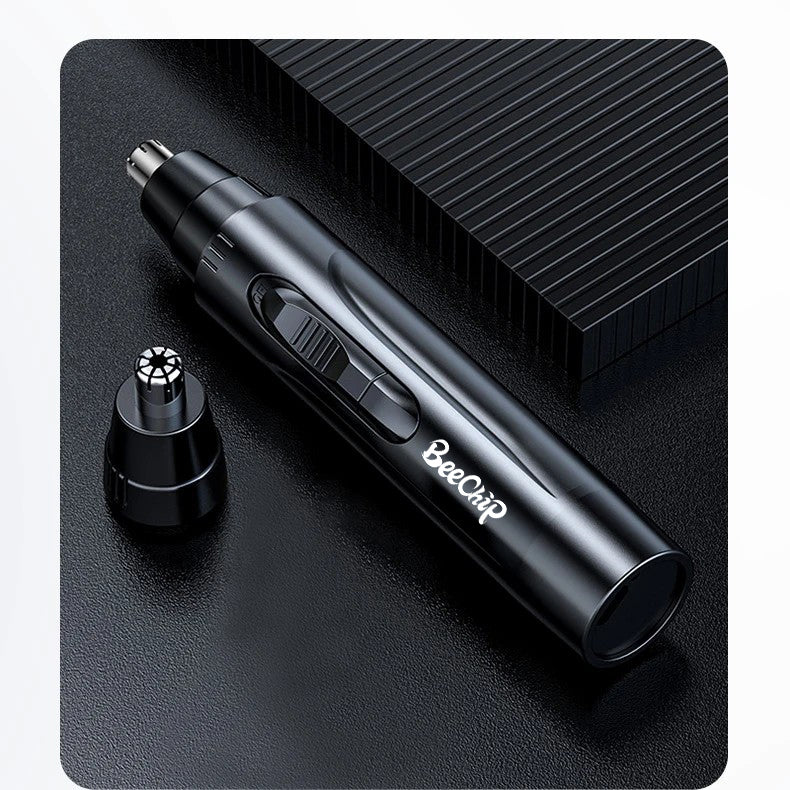 Rechargeable Electric Trimmer for Nose and Ears – Unisex Wet/Dry Grooming