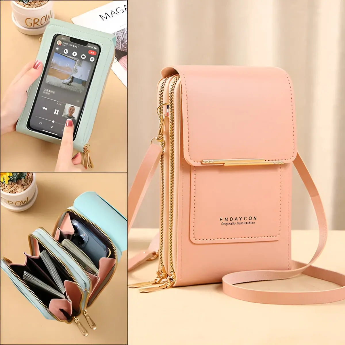 RFID-Blocking Phone Case with Touchscreen Access