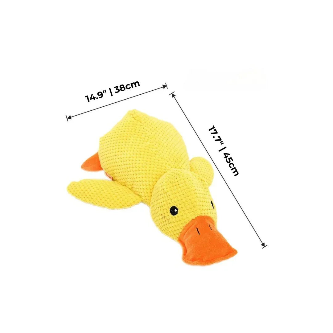 Plush Comfort Toy for Dogs - Calming Duck Design to Reduce Anxiety