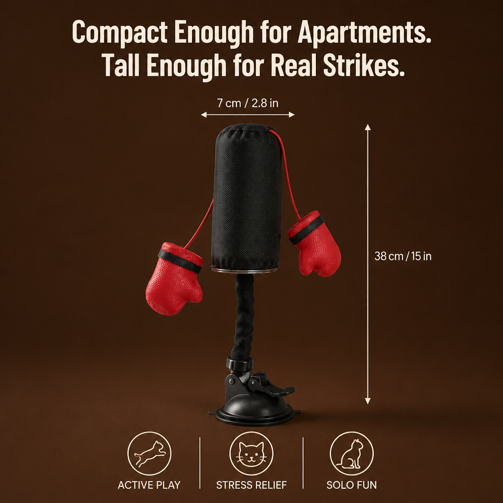 Spring-Loaded Cat Toy for Indoor Play - Fun Energy Burner