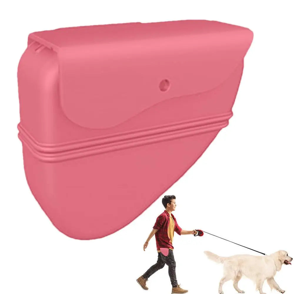 Adjustable Dog Treat Bag with Waist Clip and Waterproof Silicone Material