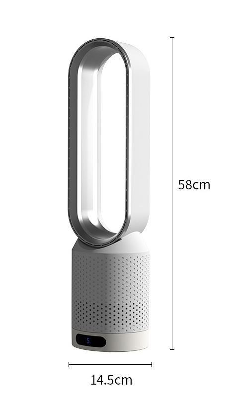 Slim Oscillating Tower Fan with Air Purifier and Ionizer – 3-in-1 Home Cooling Solution for Bedroom and Office