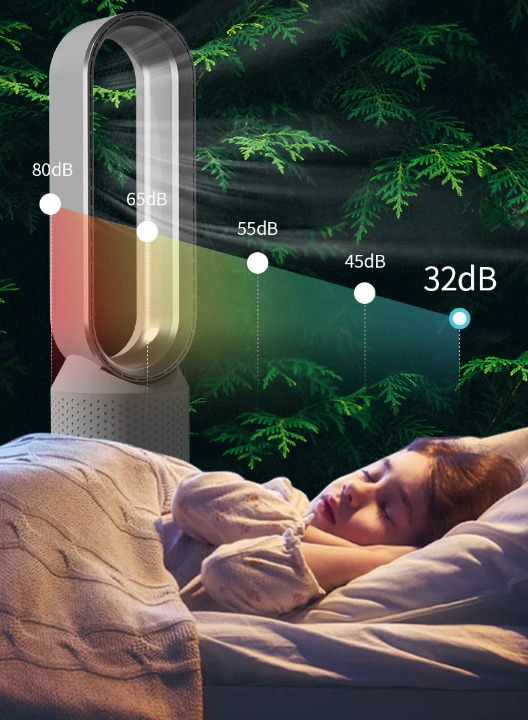 Slim Oscillating Tower Fan with Air Purifier and Ionizer – 3-in-1 Home Cooling Solution for Bedroom and Office