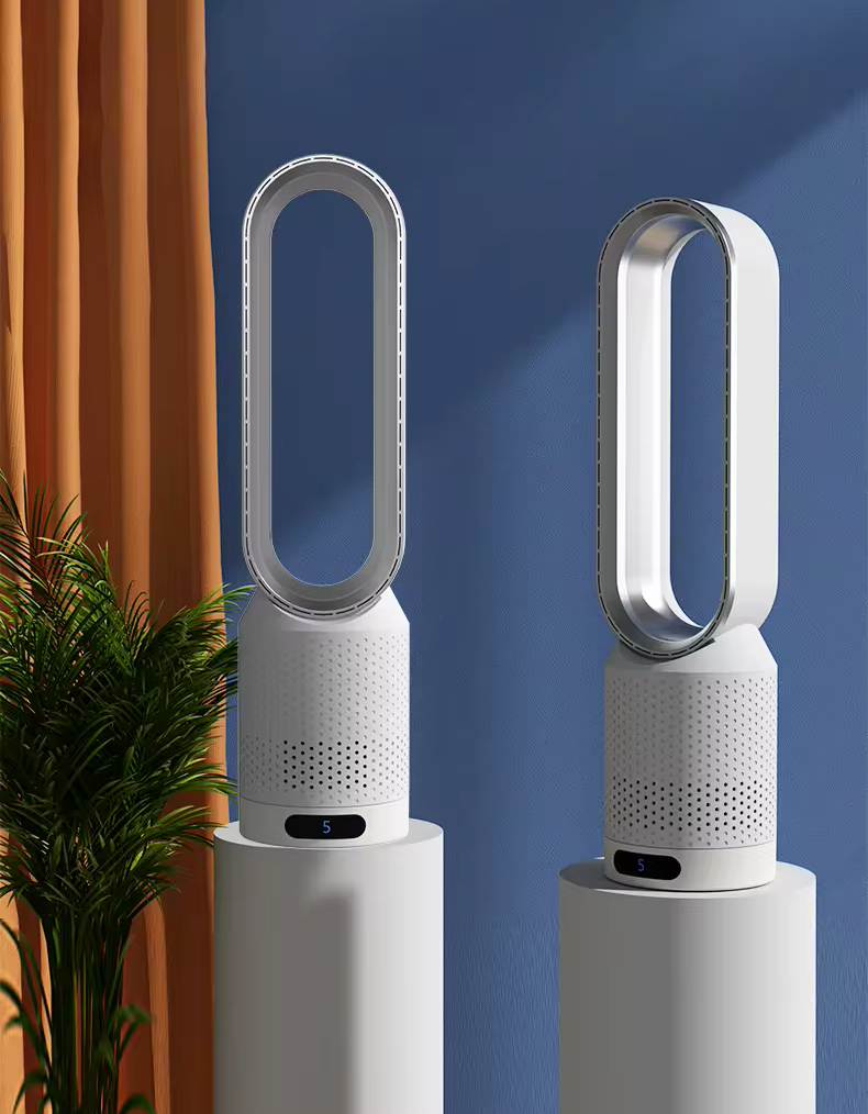 Slim Oscillating Tower Fan with Air Purifier and Ionizer – 3-in-1 Home Cooling Solution for Bedroom and Office