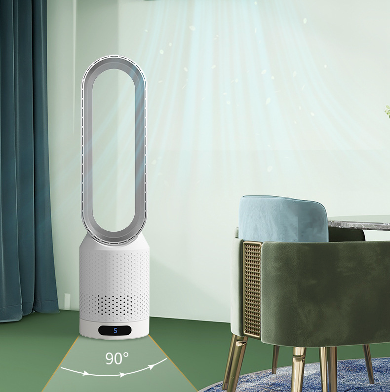 Slim Oscillating Tower Fan with Air Purifier and Ionizer – 3-in-1 Home Cooling Solution for Bedroom and Office