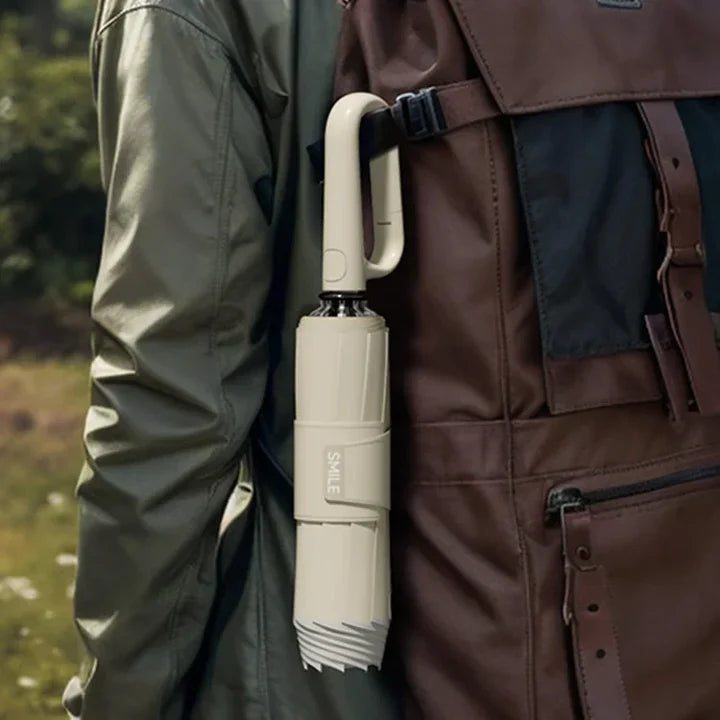 Wind-Resistant Umbrella with Reflective Features