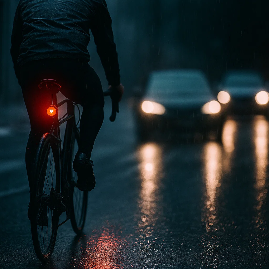 Smart Bicycle Tail Light with 6 Modes & Rechargeable Battery