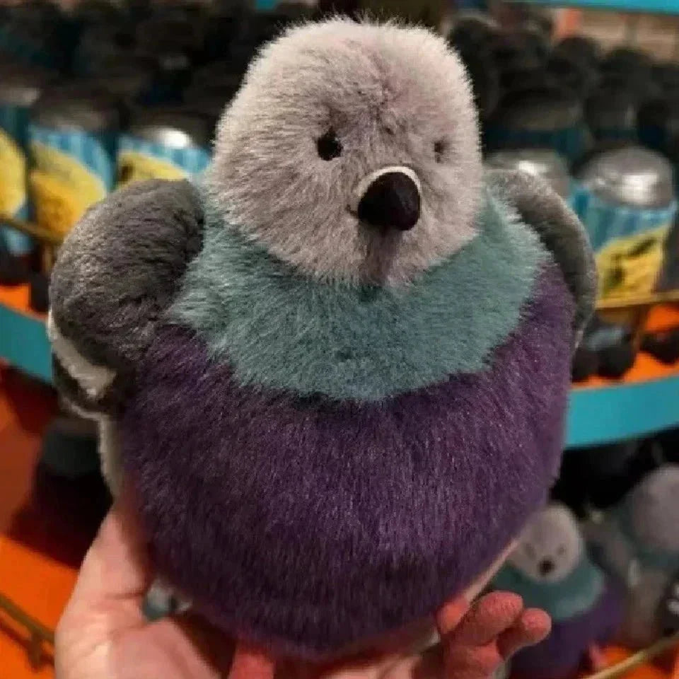 Soft Plush Bird Toy – Cuddly Fluffy Pigeon for Comfort and Unique Decor