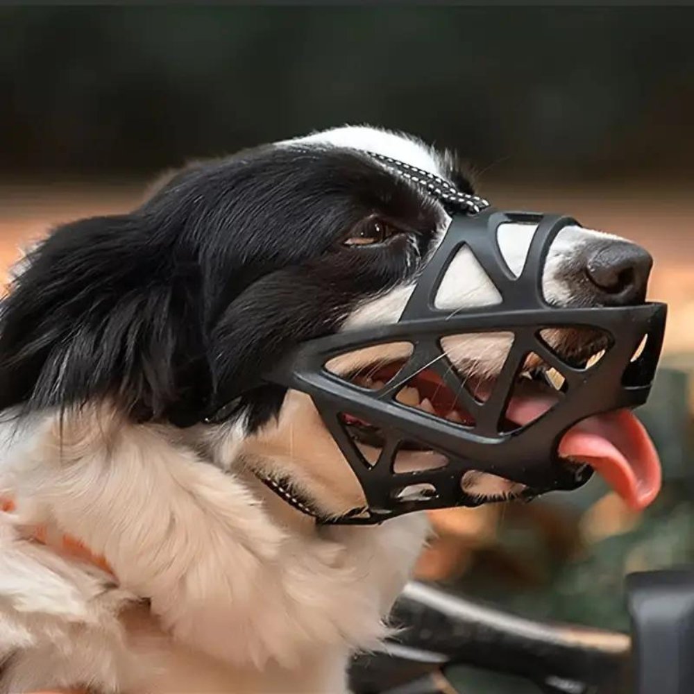 Adjustable Basket Muzzle for Dogs | Anti-Bark and Anti-Bite Protection