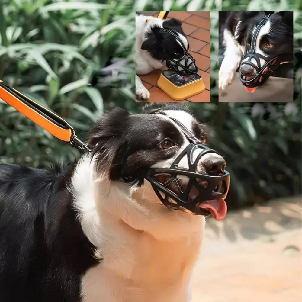 Adjustable Basket Muzzle for Dogs | Anti-Bark and Anti-Bite Protection
