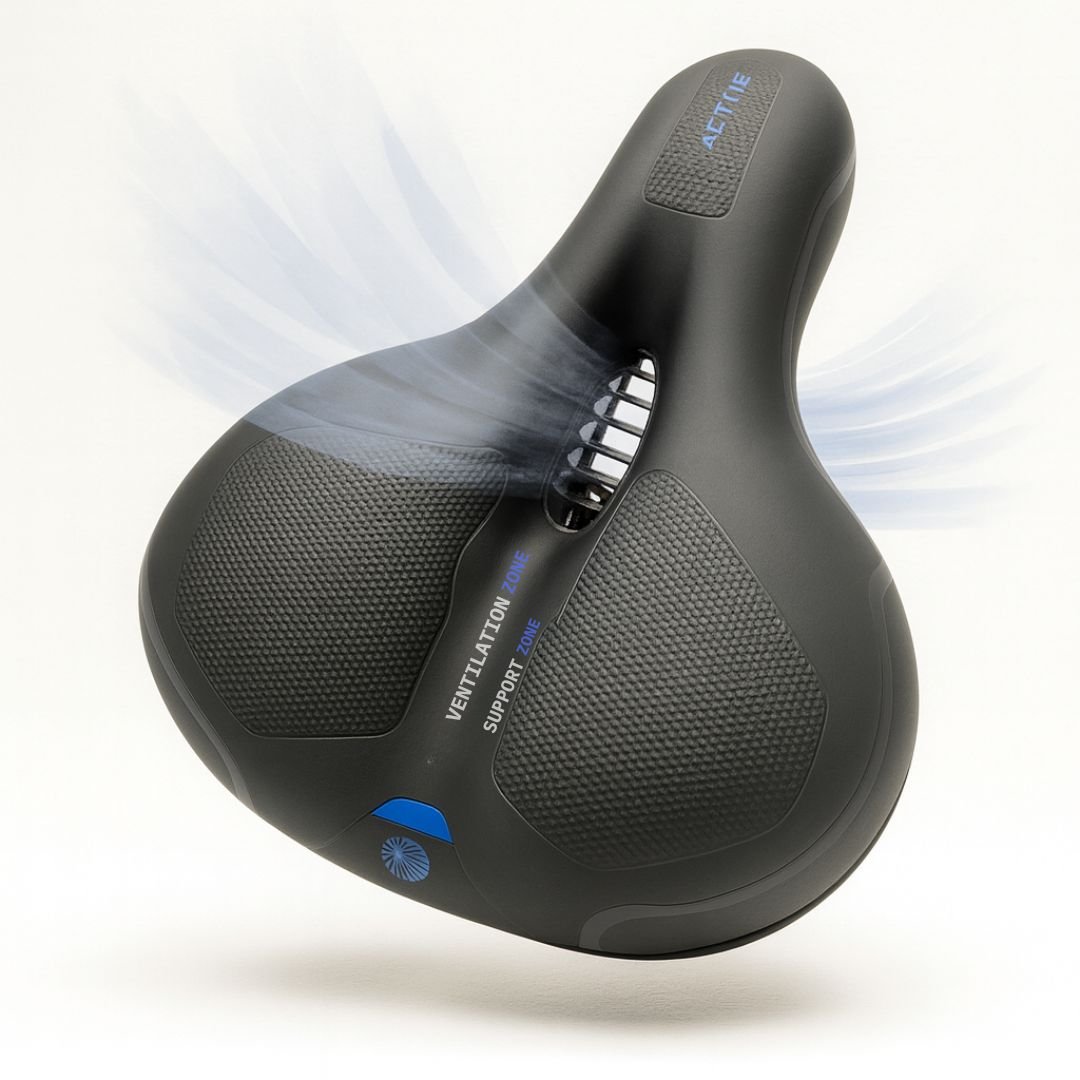 Comfort-Focused Bicycle Seat with Advanced Suspension System
