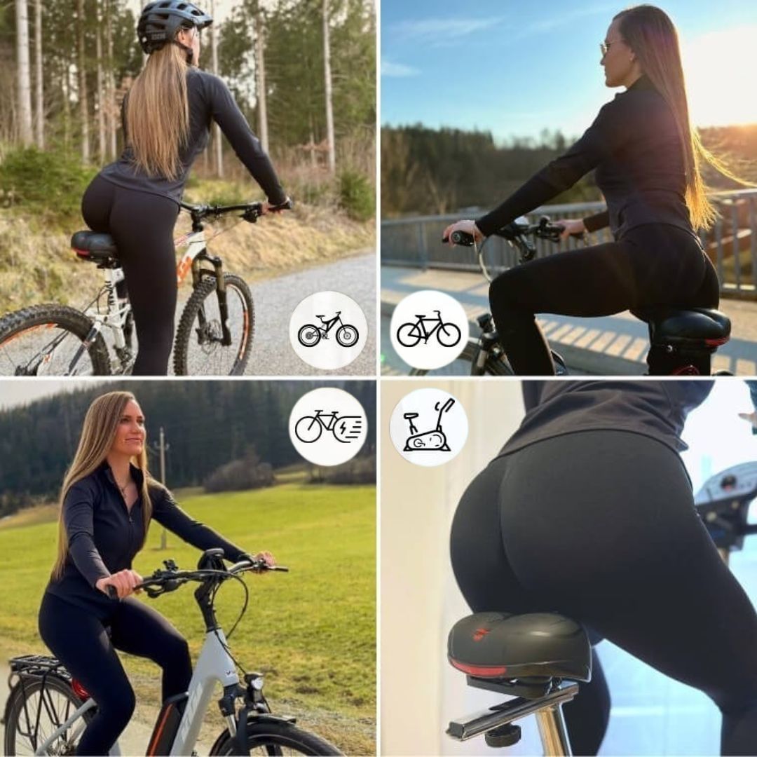 Ultimate Comfort Bike Seat for All Riders with Shock Absorption