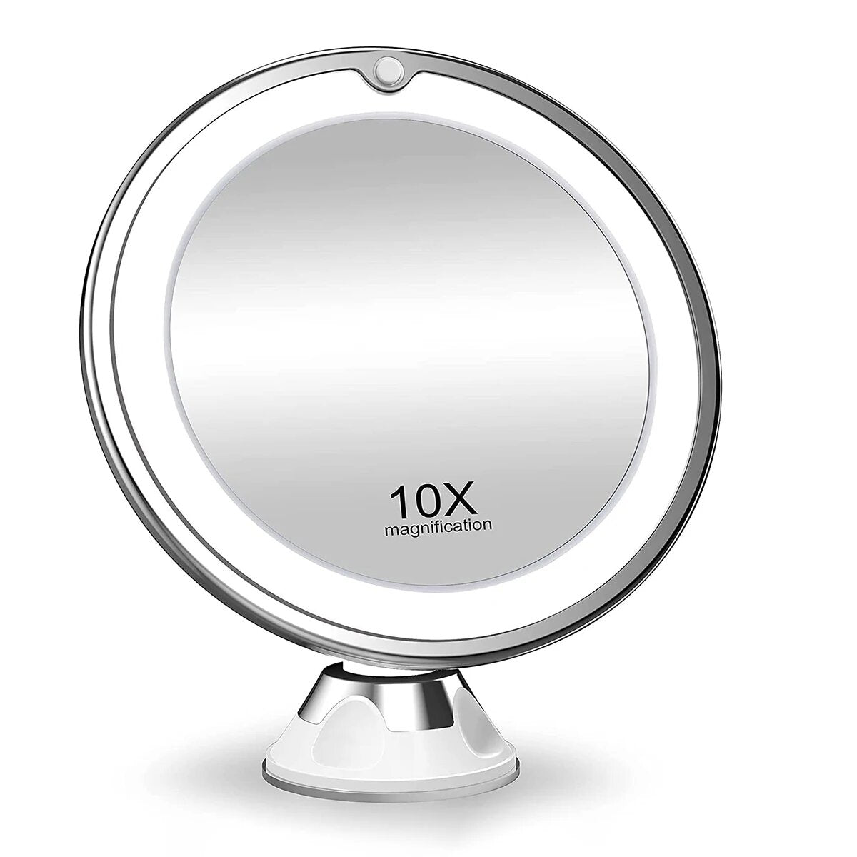 Illuminated Magnifying Makeup Mirror with 10x Zoom