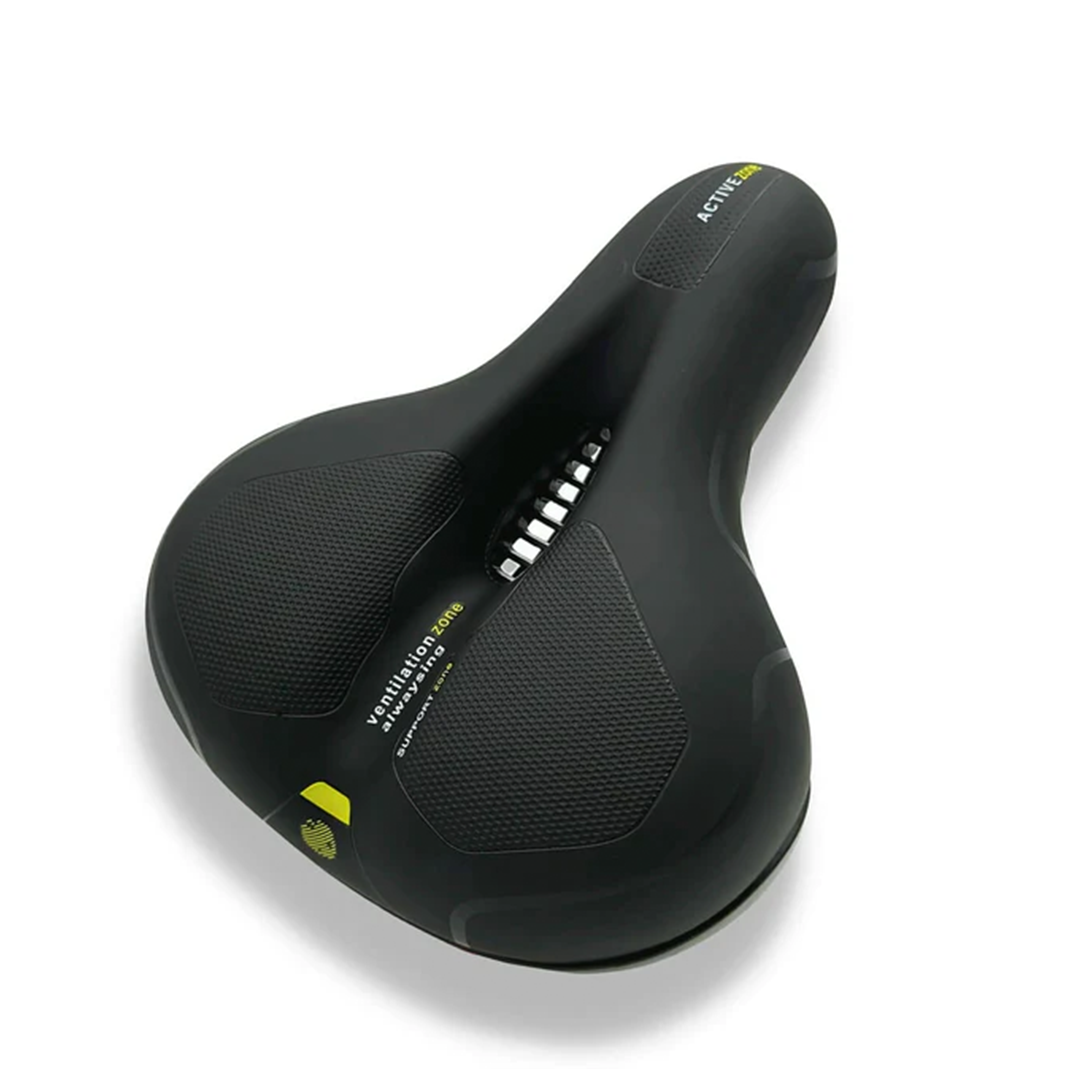 Gel-Padded Bicycle Seat with Shock Absorption Features