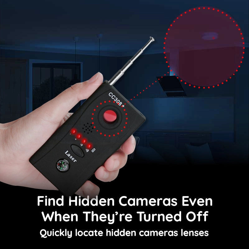 Portable Insect Detector – Hidden Camera and Microphone Locator for Rentals, Hotels, and Private Areas
