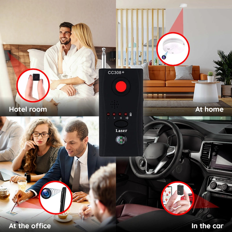 Portable Insect Detector – Hidden Camera and Microphone Locator for Rentals, Hotels, and Private Areas