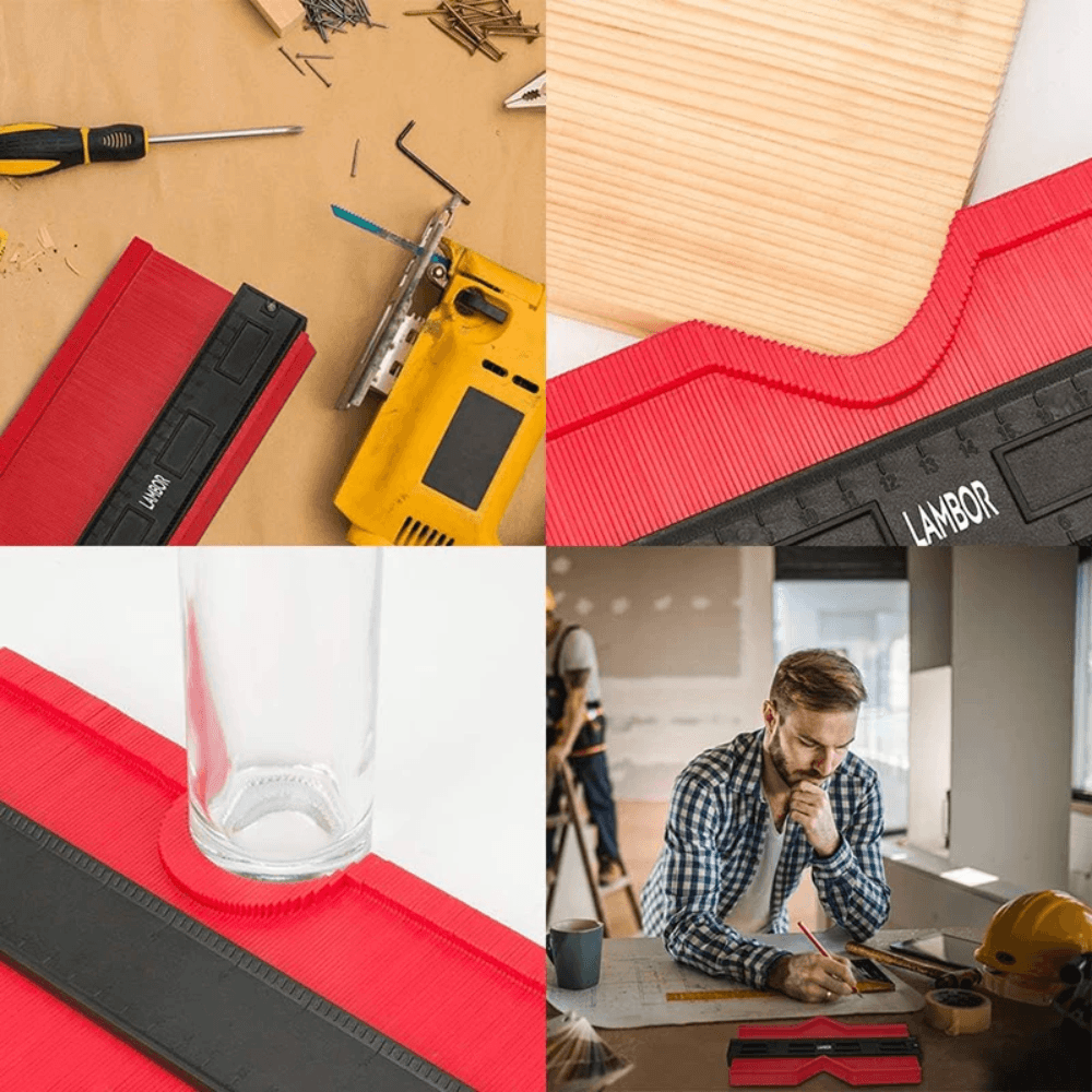 Precision Contour Gauge for Accurate Floor Covering Cuts