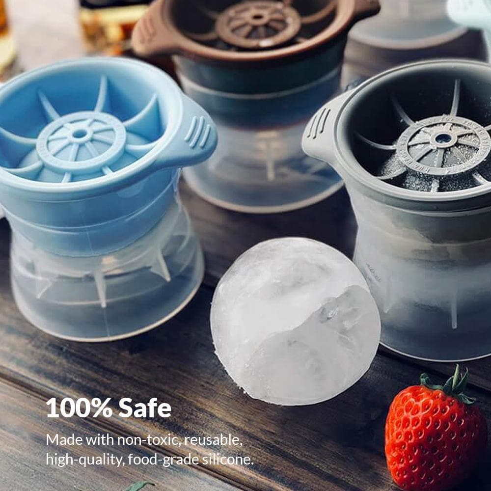 Large 6.5 cm Ice Sphere Molds made of Silicone