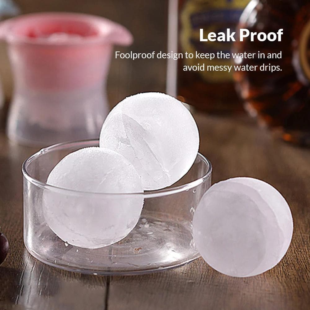 Large 6.5 cm Ice Sphere Molds made of Silicone