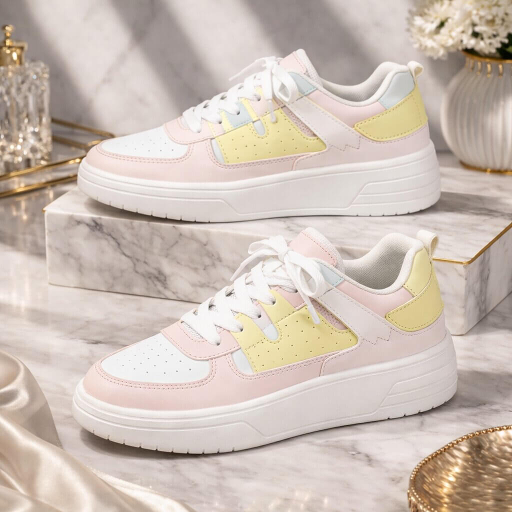 Vibrant Women's Sneakers | Lightweight Casual Footwear