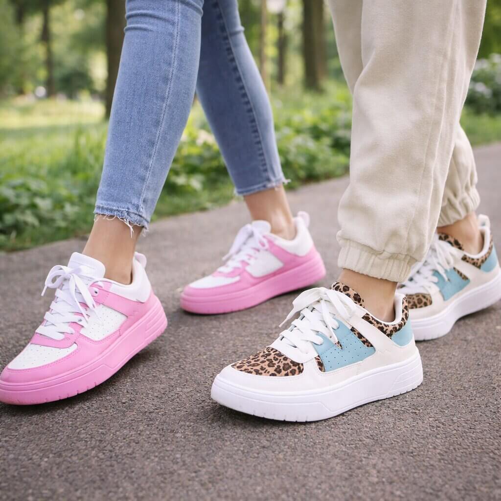 Vibrant Women's Sneakers | Lightweight Casual Footwear