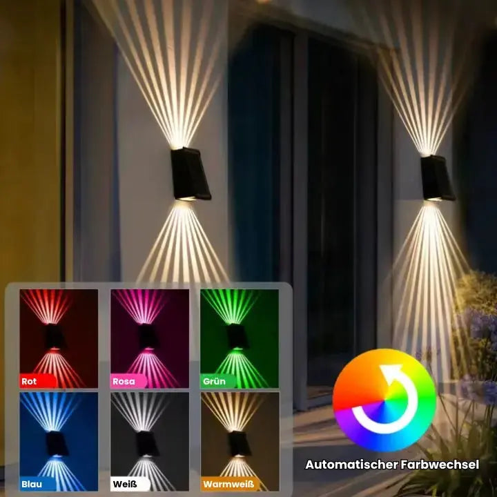 Enchanting Solar Garden Light with Color Changing Feature