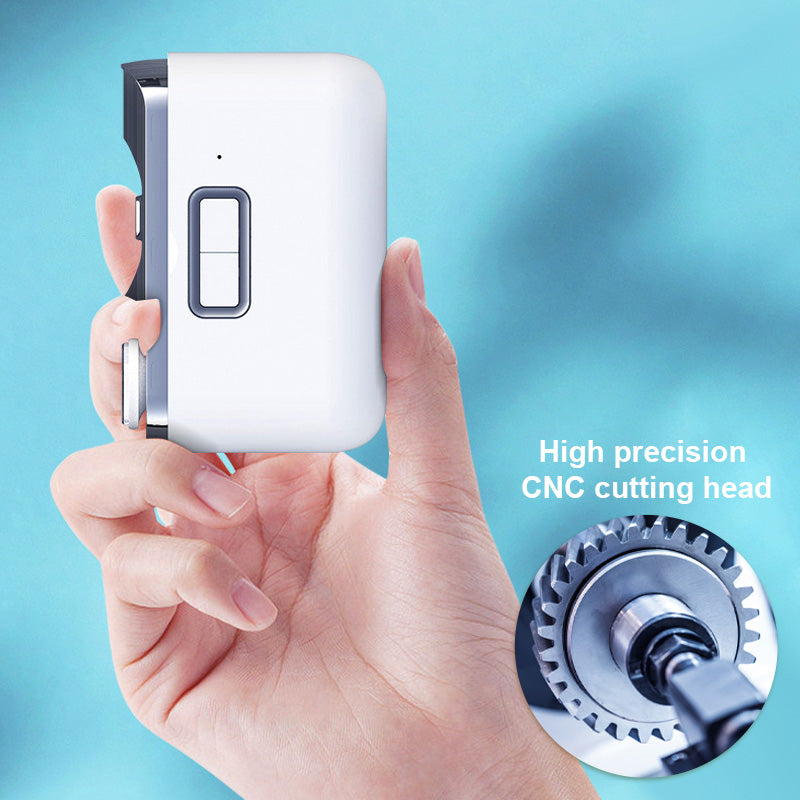 LED Light Electric Nail Trimmer with Dual Speed Options