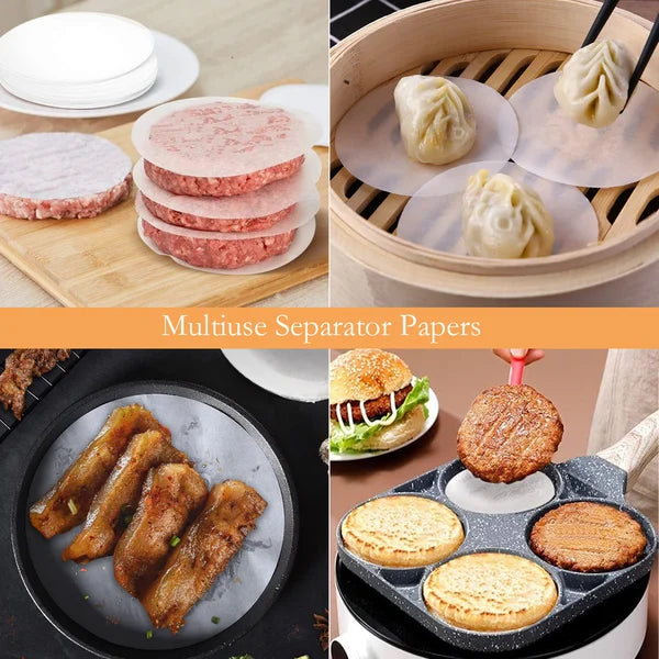 Non-Stick Aluminum Hamburger Patty Maker – Manual Burger Press for BBQ & Grilling