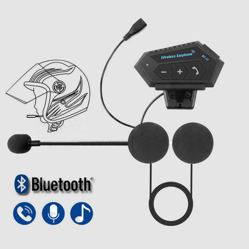 Motorcycle Helmet Bluetooth Headset – Communication and Music Streaming