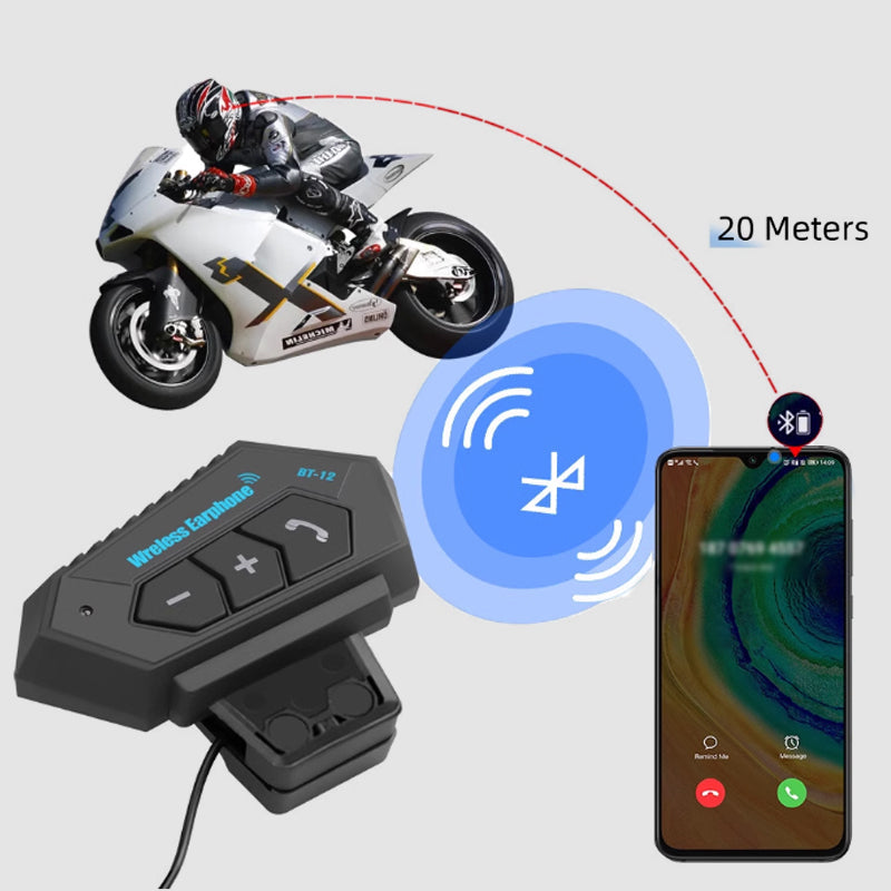 Motorcycle Helmet Bluetooth Headset – Communication and Music Streaming